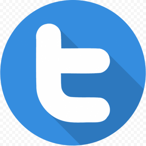 twitter flat shadow logo icon twitter t icon 600x600
