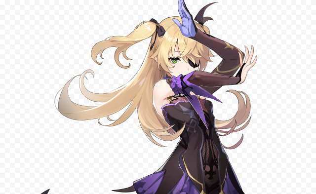 genshin impact fischl transparent for free download