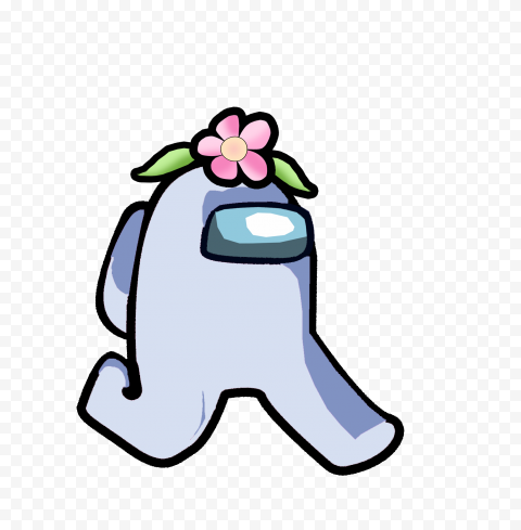 among us white flower for free download