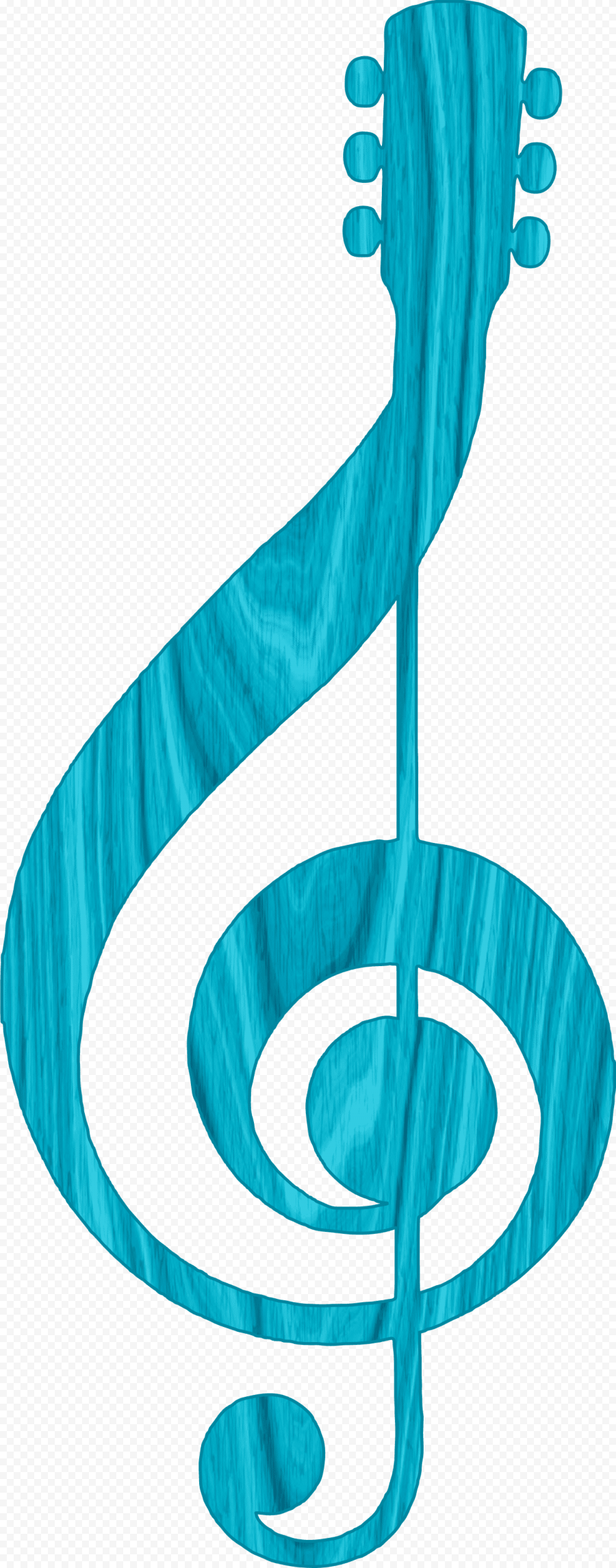 Treble, Clef, Guitar, Music, Note, Texture, Abstract, png