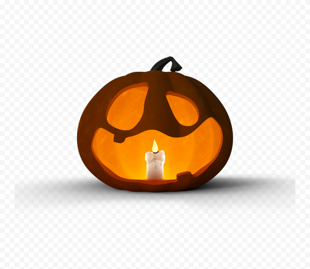 Halloween Scary Pumpkin 3d Character PNG