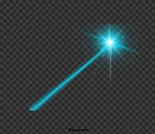HD Laser Eye Horizontal View Blue Thumbnail Effect Png