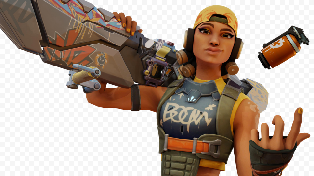 HD Valorant Game Raze Female Character Player PNG