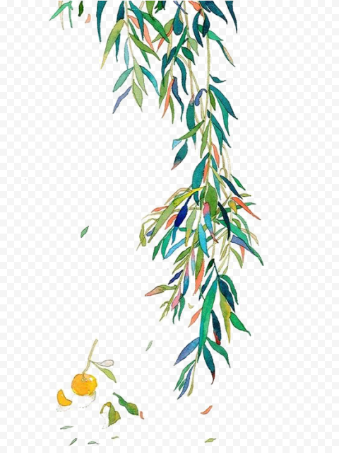 Green And Multicolored Leaf Illustration Watercolor   Transparent Watercolour Leaves, HD Png Download