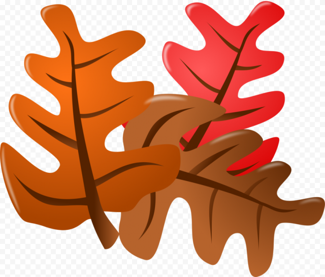 Brown Fall Leaves Clip Art, HD Png Download