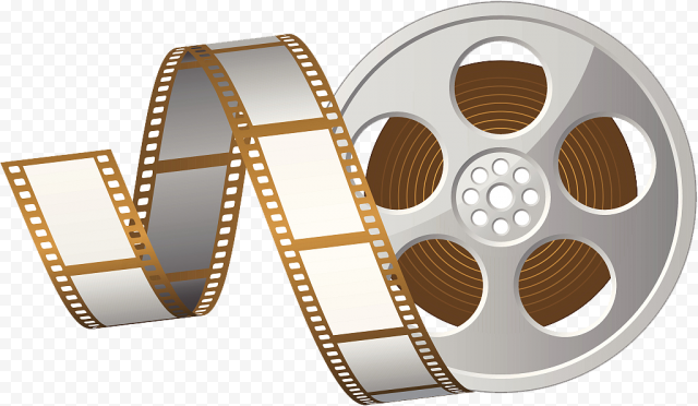 Old film and reel illustrations, film and reel, old movies, nostalgia png
