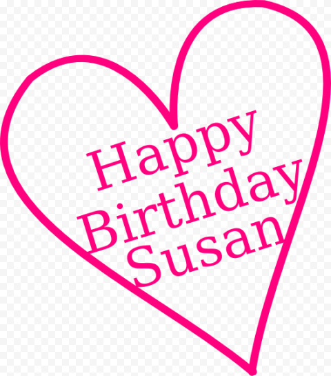 Happy Birthday Susan Clip Art, HD Png Download