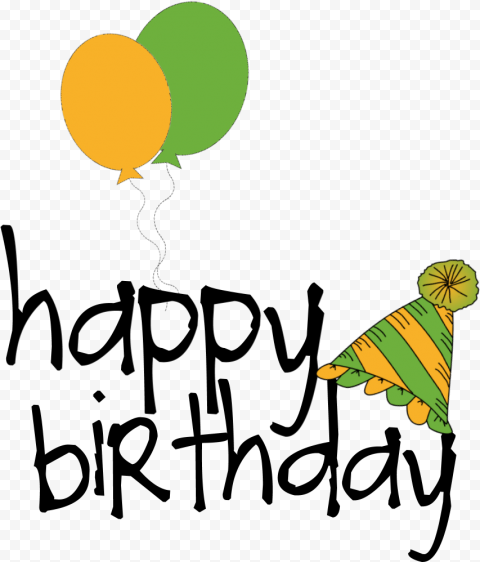 Happy Birthday Png, Birthday Celebration, Word Art,, Transparent Png