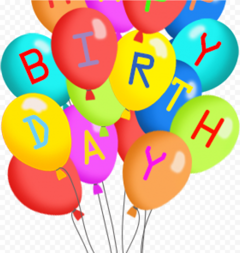 Picture Royalty Free Download Party At Getdrawings   Happy Birthday Balloons Clip Art Free, HD Png