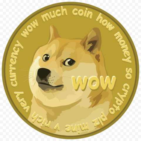 Dogecoin PNG Image Background