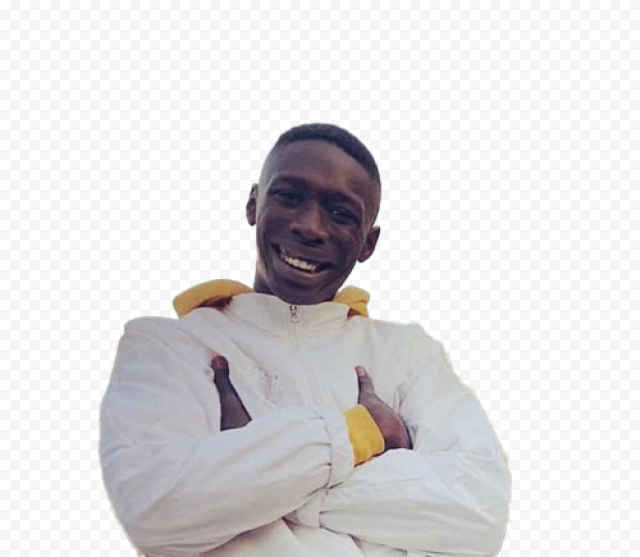 Khaby Lame Smile PNG Image Background