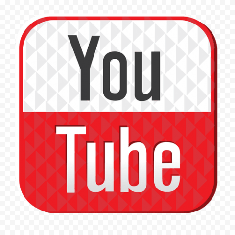 YOUTUBE TRANSPARENT, YOUTUBE RUBBER ICON TRANSPARENT PNG SVG VECTOR