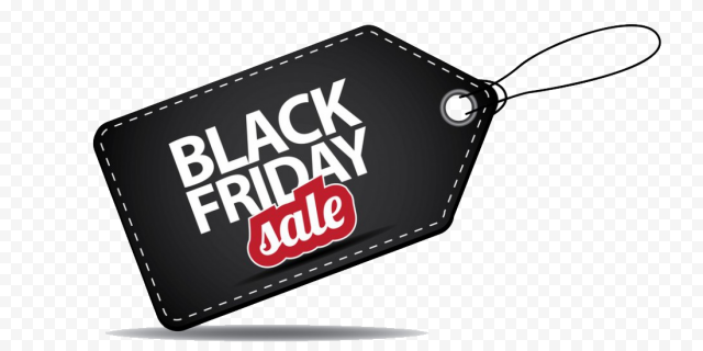 Black Friday Tag PNG Photo