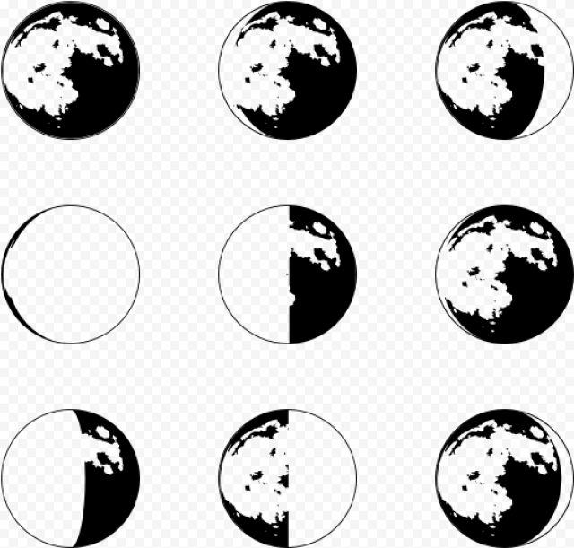 Moon Phase   Illustration, HD Png Download