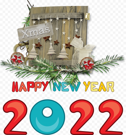 2022 Happy New Year 2022 Happy New Year, Christmas Day, Bauble, Christmas Tree, png