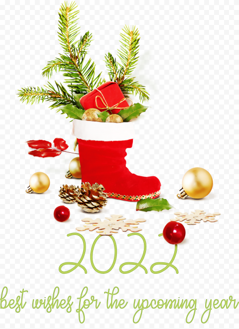 2022 happy new year, Christmas Tree, Santa Claus, Christmas, png