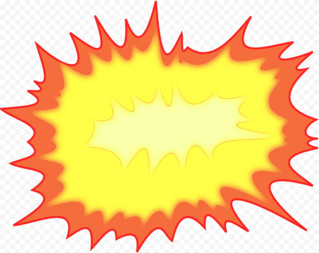 Burst Explosion Transparent Image