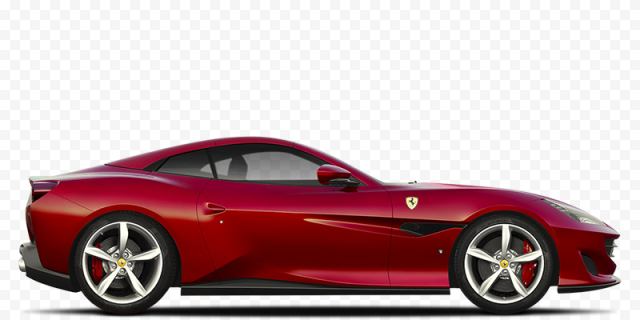 Red Ferrari Portofino PNG Pic