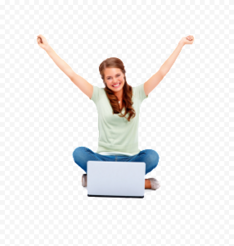 Happy Girl PNG File
