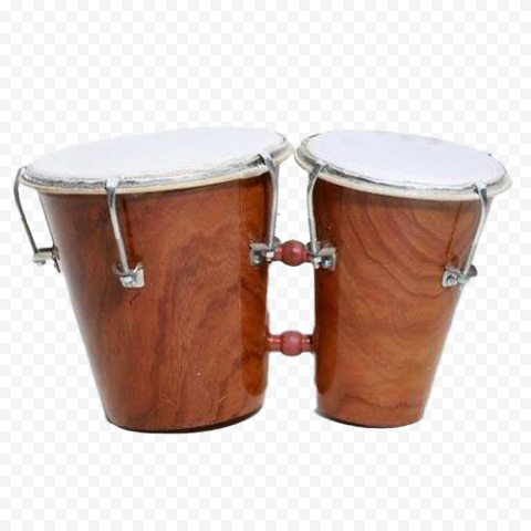 Wooden Bongo Drum PNG Images