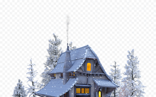 Christmas Landscape PNG Image