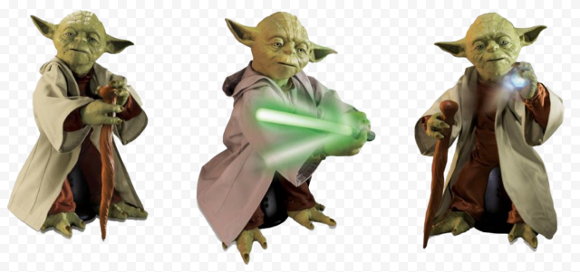 Star Wars Master Yoda PNG Transparent