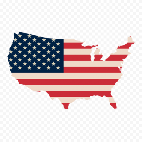 USA Map Transparent PNG