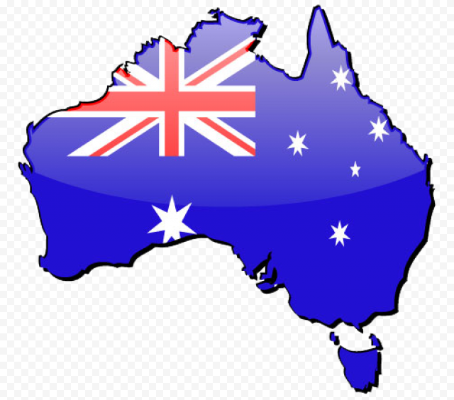 Australia Map PNG Photos