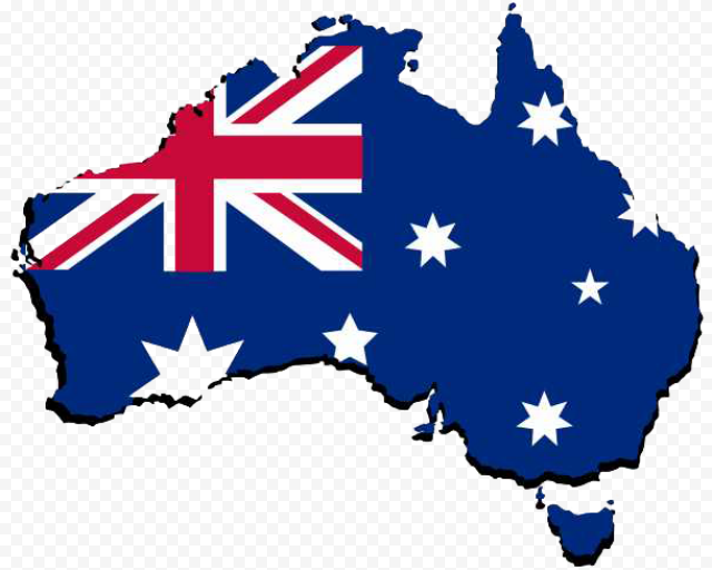 Australia Map PNG Transparent Image
