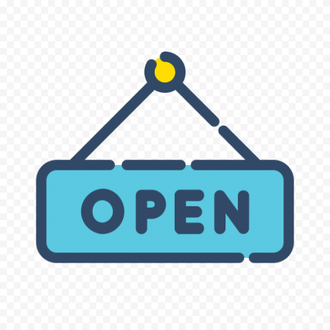 Open Sign PNG Photos