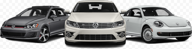 White Volkswagen PNG Image