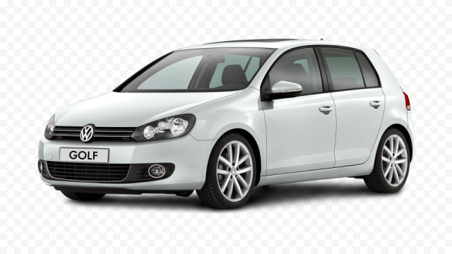 White Volkswagen PNG Transparent Image