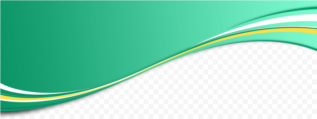 Abstract Green Wave Transparent PNG