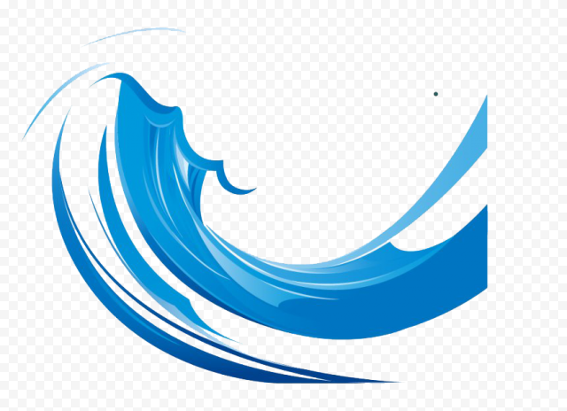 Blue Wave PNG File