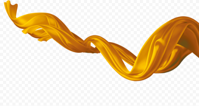 Golden Wave PNG Picture