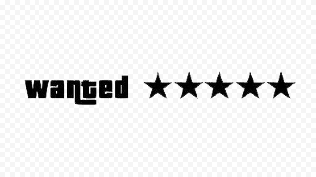 GTA Wanted Level Stars PNG Photos