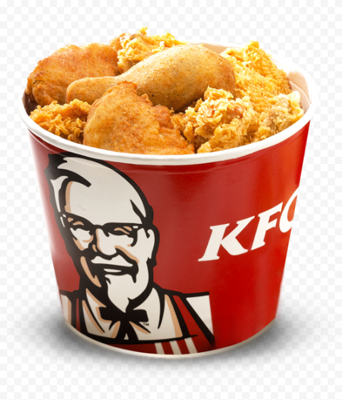 KFC Chicken Bucket Transparent Background