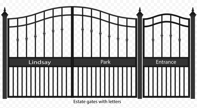 Metal Steel Gate Transparent PNG