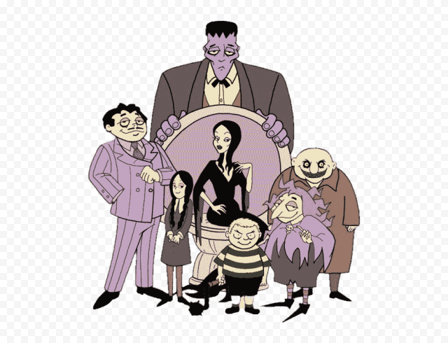 Adams Family PNG Image