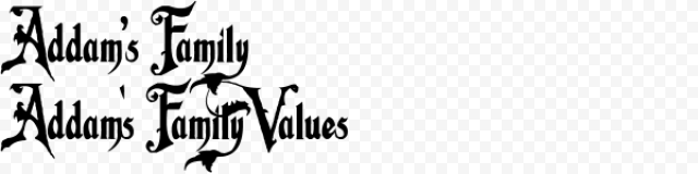 Adams Family PNG Isolated Photos