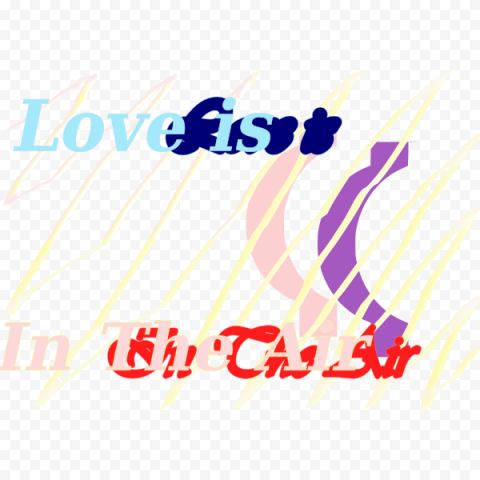 Love Is In The Air Vector PNG Clipart