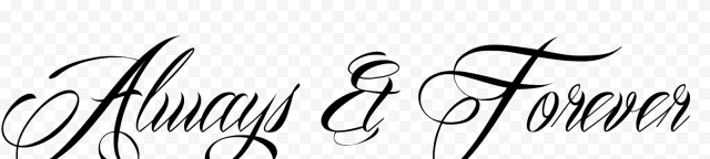 Always And Forever Tattoo Design PNG