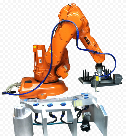 Machining Robot PNG File