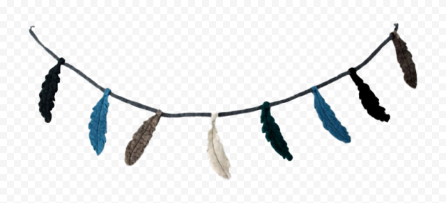 Felt Garland Transparent Background