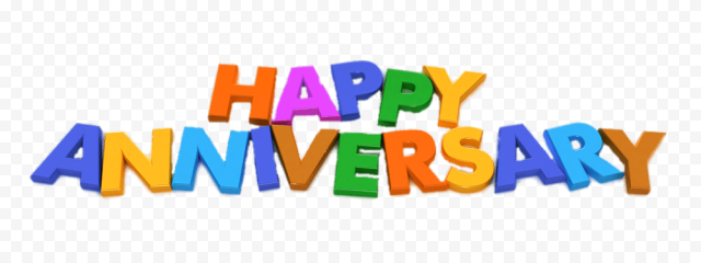 Happy Anniversary PNG Clipart