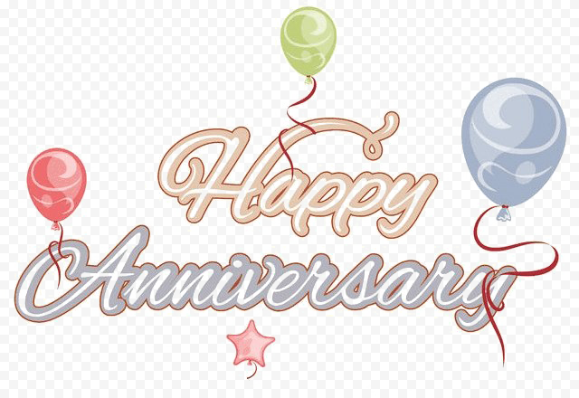 Happy Anniversary PNG Photo