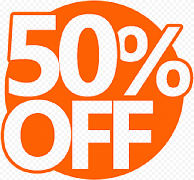 50 Off PNG Image