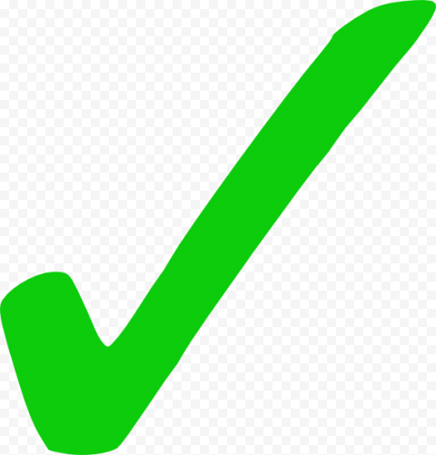 Tick Green Check Mark PNG Image