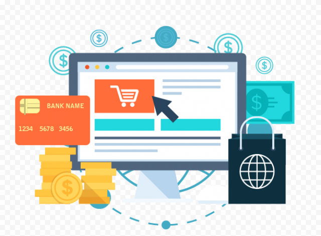 E Commerce Concept PNG Image Background