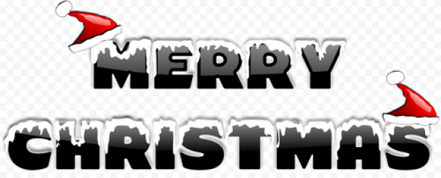 Happy Christmas Text PNG Free Download